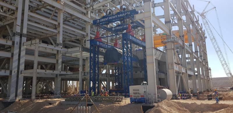 Attarat Oil Shale STG Installation Attarat Oil Shale STG Installation