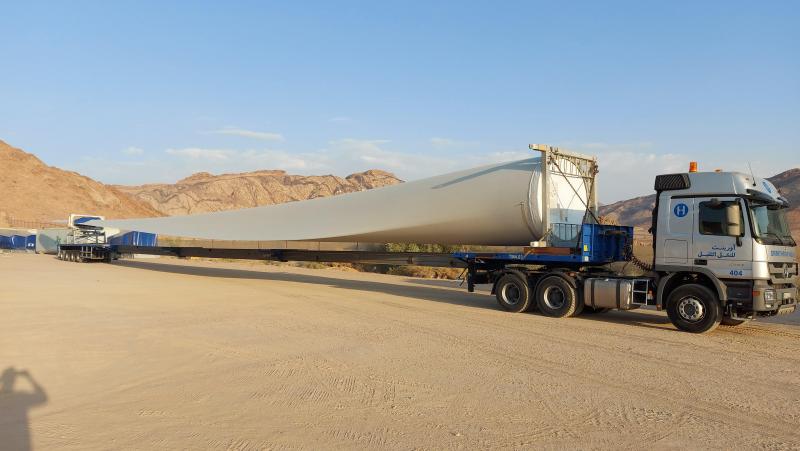 Transport of Vestas V136 Blade Transport of Vestas V136 Blade