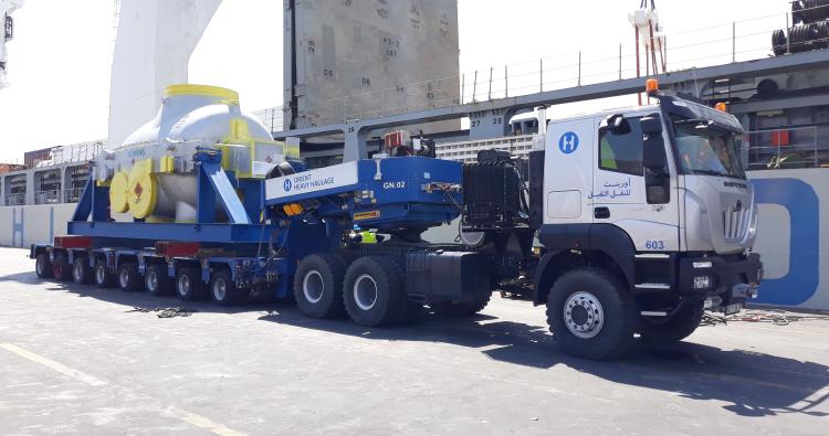 Attarat Oil Shale Project 160t Turbine Section